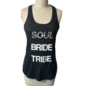 Soulcycle Black Racerback Soul Bride Tribe Tank Women's Size S